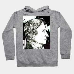 Anders Gustaf Ekeberg Black and White Portrait | Anders Gustaf Ekeberg Artwork 3 Hoodie